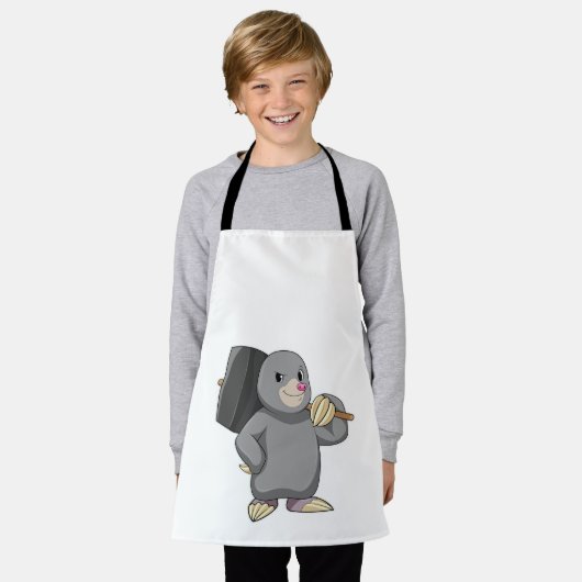 Tablier Mole en Handyman avec Hammer (Porté)