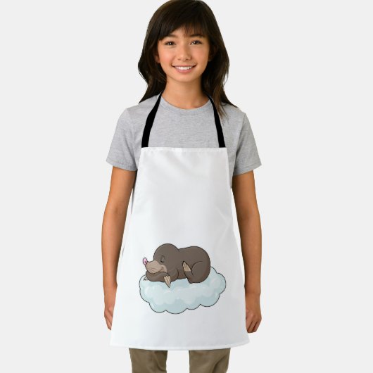Tablier Mole sur nuages (Insitu)