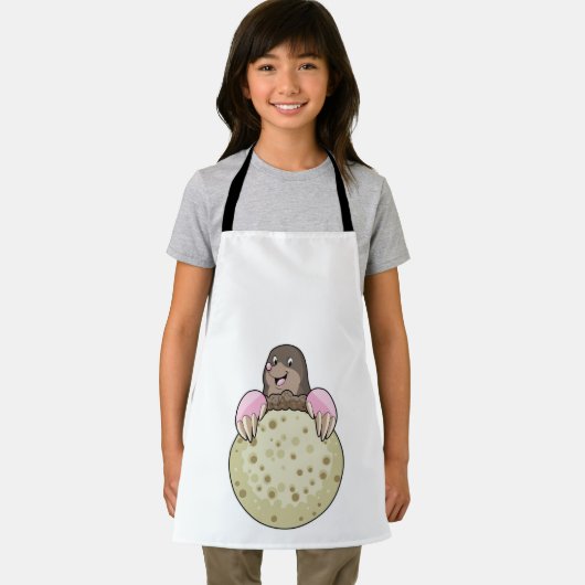 Tablier Mole with Moon (Insitu)