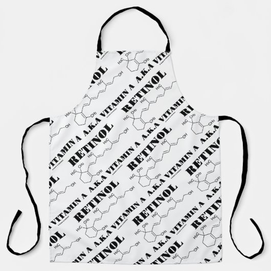 Tablier Molécule chimique Retinol A.K.A. Vitamine A (Recto)