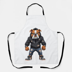 Tablier Molosse alpha urbain � Mascotte de style street 