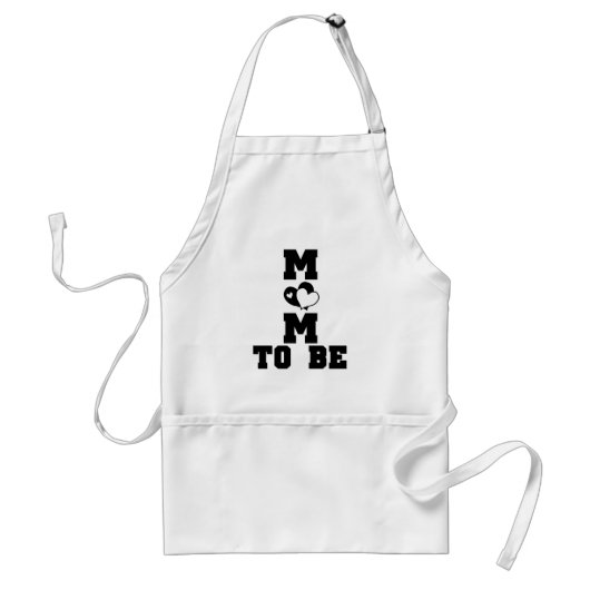 Tablier MOM à être - Texte noir (Devant)