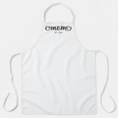 Tablier Mom Cute Hearts Script (Recto)