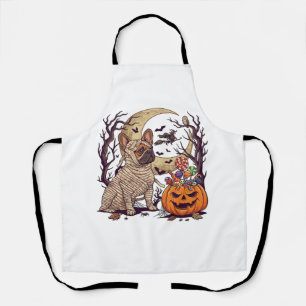 Tablier Momie d'Halloween Chien Bouledogue Français Citrou