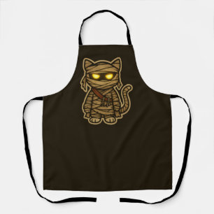 Tablier Momie Mignonne Chat Effrayant