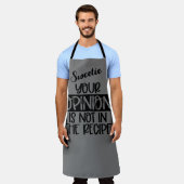 Tablier Mon avis n'est pas dans la Recette (Porté)