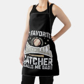 Tablier Mon Capteur De Baseball Préféré M'Appelle Papa Pèr (Insitu)