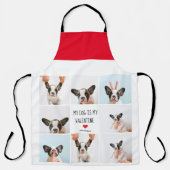 Tablier Mon chien est ma Saint Valentin | Photos de deux c (Recto)