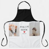 Tablier Mon chien est ma Saint Valentin | Photos de deux c (Recto)