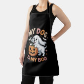 Tablier Mon chien est mon garçon Drôle Halloween (Insitu)