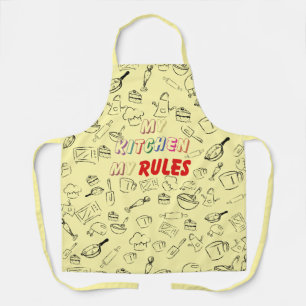 Tablier Mon Cuisine Mes Règles Tout-En-Tout Imprimer Tabli