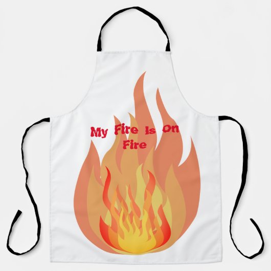 Tablier Mon Feu Est En Feu (Recto)