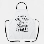 Tablier Mon gendre est mon enfant préféré (Recto)