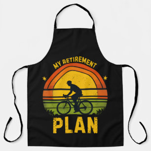 Tablier Mon Plan De Retraite Passionné De Cyclisme