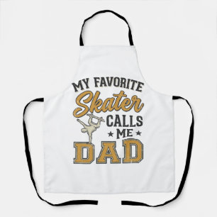 Tablier Mon Skateur Préféré M'appelle Papa Vintage Shirt_1
