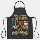 Tablier Mon soldat préféré m'appelle maman (Recto)
