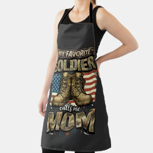 Tablier Mon soldat préféré m'appelle maman
