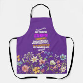 Tablier Mon stome n'est pas un retour arrière (Recto)