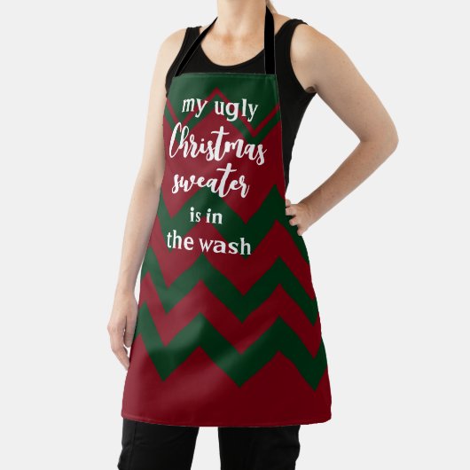 Tablier Mon vilain pull de Noël est dans le lavabo (Insitu)