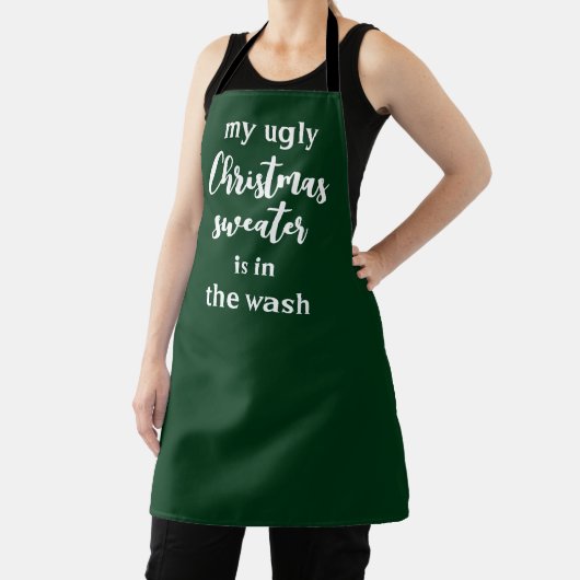 Tablier Mon vilain pull de Noël est dans le lavabo (Insitu)