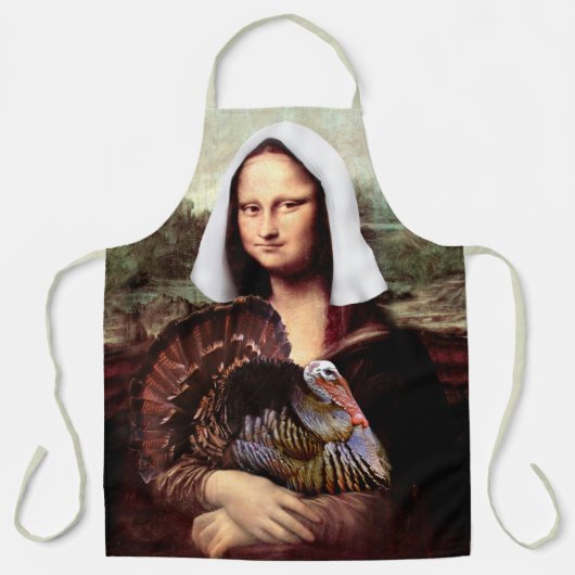 Tablier Mona Lisa Pilgrim Thanksgiving (Recto)