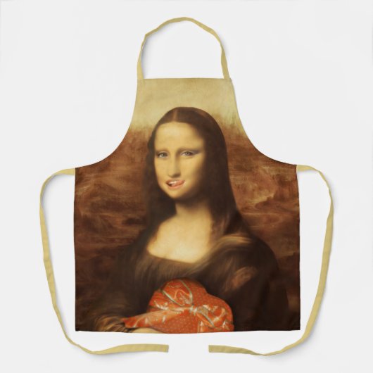 Tablier Mona Lisa Saint Valentin (Recto)