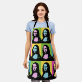 Tablier Mona Lisa - Style Pop Art (Porté)