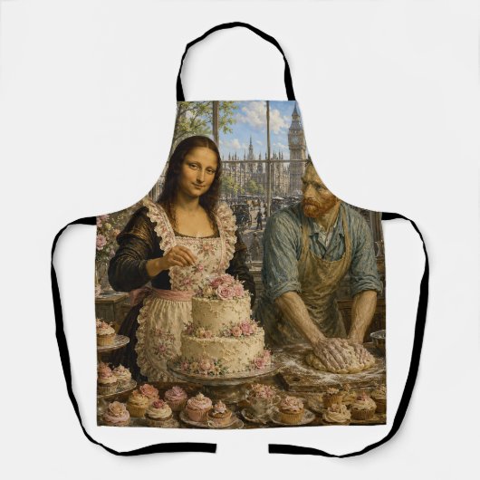 Tablier Mona Lisa & Van Gogh Bake Off (Recto)