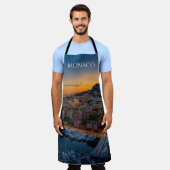 Tablier Monaco Kitchen Apron Souvenir Memento Souvenir (Porté)
