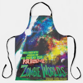 Tablier Mondes Zombie Galaxie d'Halloween (Recto)