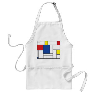 Tablier Mondrialist minimalist De Stijl Art Moderne Person