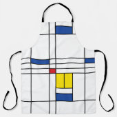 Tablier Mondrian II Minimum De Stijl Modern Art Design (Recto)