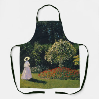 Tablier Monet - Femme dans le jardin
