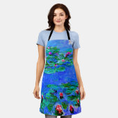 Tablier Monet - Lys d'eau, célèbre peinture, (Porté)