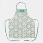 Tablier Monogram Beach Sand Dollar Motif Cuisson (Recto)
