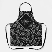 Tablier Monogram Racket avec nom personnalisé (Recto)