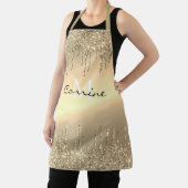 Tablier Monogramme Antique Parties scintillant à goutte d' (Insitu)