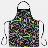 Tablier Monogramme Barber Salon Styliste Employé (Recto)