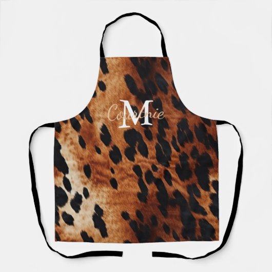 Tablier Monogramme Brown de vache (Recto)