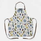Tablier Monogramme d'automne rustique mariage de automne l (Recto)