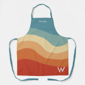 Tablier Monogramme de bande rétro ondulée (Recto)