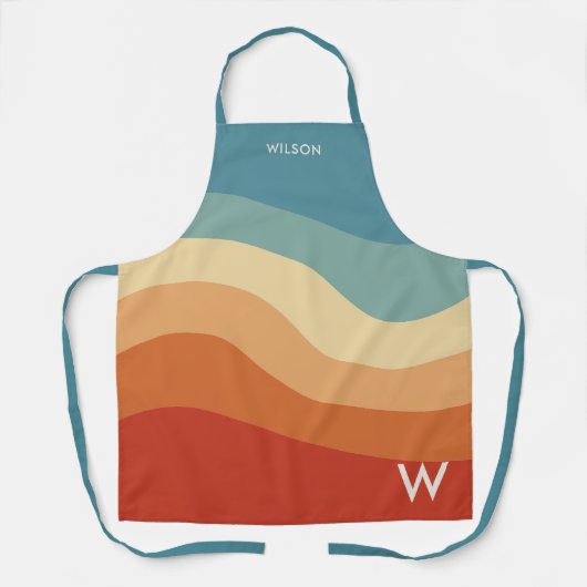 Tablier Monogramme de bande rétro ondulée (Recto)