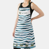 Tablier Monogramme de crabe marin d'Ocean Beach (Insitu)