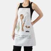 Tablier Monogramme de cuisine de campagne peint à la main (Insitu)