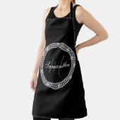 Tablier Monogramme de diamants (Insitu)