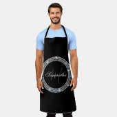 Tablier Monogramme de diamants (Porté)