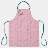 Tablier Monogramme de Martini rose (Recto)