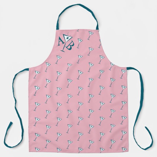 Tablier Monogramme de Martini rose (Recto)