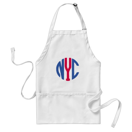 Tablier monogramme de New York (Devant)