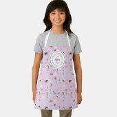 Tablier Monogramme de sirènes lunaires (Insitu)